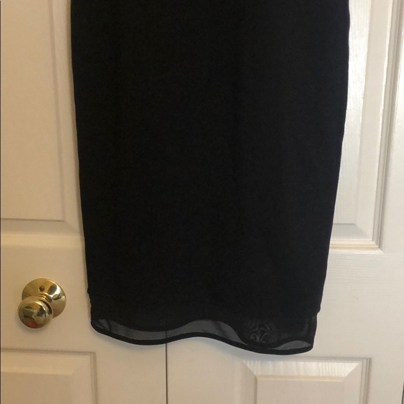 Express Bodycon Midi Dress with Sheer Mesh Detail - Picture 3 of 9